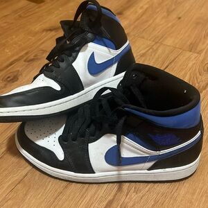 Nike Air Jordan’s Black White Blue